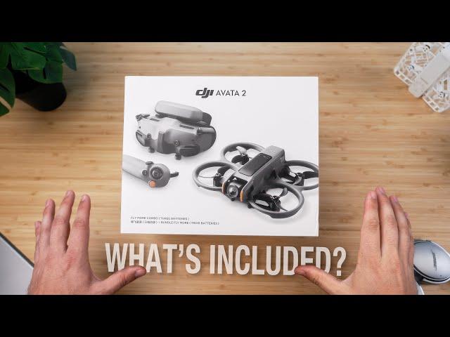 NEW! DJI Avata 2 Unboxing: What's Included (Fly More Combo)