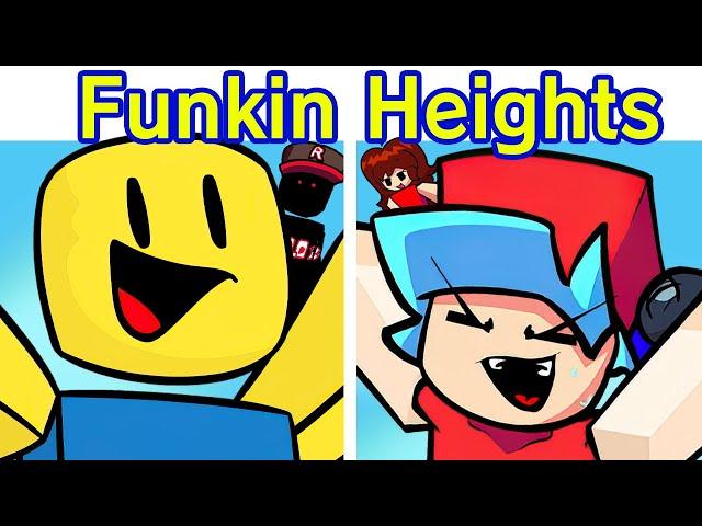 Friday Night Funkin' - Funkin' on the Heights! (CANNED BUILD) | Roblox: Cart Ride/Guest 666 (FNF)