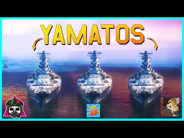 What's Worse Than 1 Yamato? THREE Yamatos @Spookston@OddBawZ