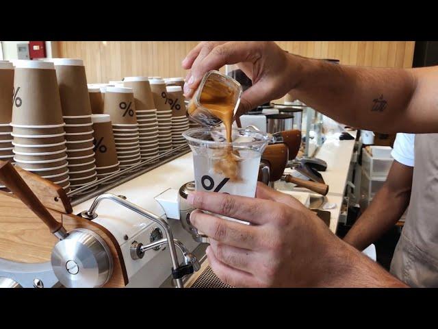  Arabica Coffee Being Made By Kind Staff in City Walk - Dubai UAE