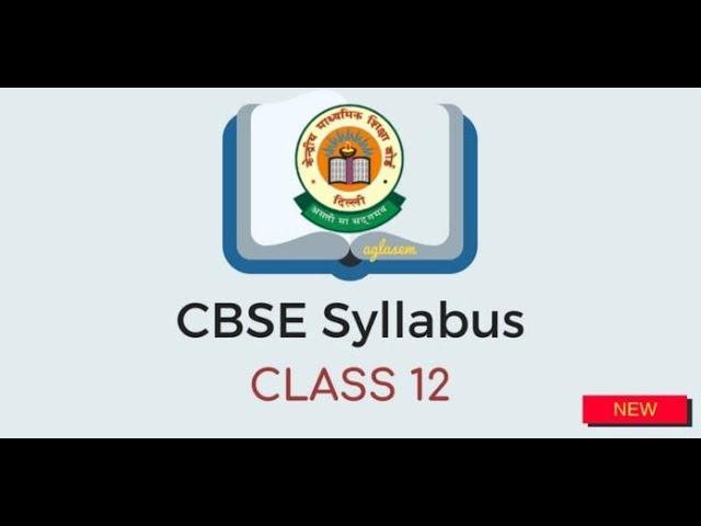 CLASS 12 XII Informatics Practices (CBSE Syllabus 2020-21)