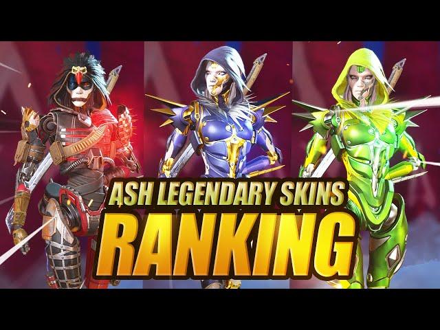 Ranking ALL ASH LEGENDARY SKINS - Apex Legends Season 11 ESCAPE