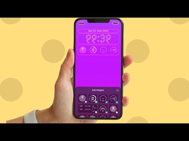 How to Change/Remove Widgets from iPhone Lock Screen in iOS 17