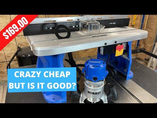 Best Budget Router Option?  || Kobalt Router and Table Combo K11RTA-03 || Lets Check It Out!!