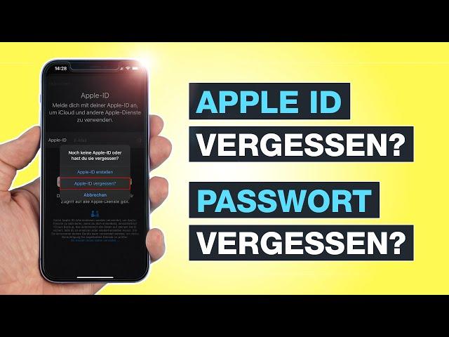 Apple ID vergessen, Passwort ändern und zurücksetzen am iPhone – Ganz Einfach erklärt – Testventure