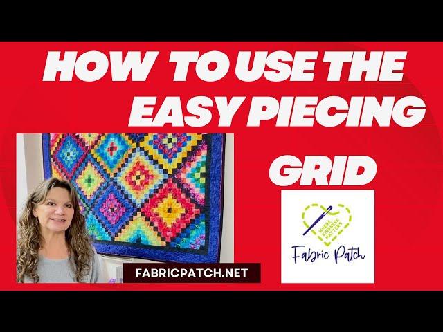 Grid Piecing!! Let's make a pixel quilt the EASY WAY!! Free patterns inside..