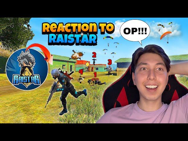 Reaction to Raistar  | Fastest Player in India  ⁉️ | Mehdix Free Fire @RaiStar