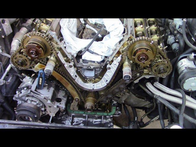 BMW M62tub44 timing chain guide repair without special tools