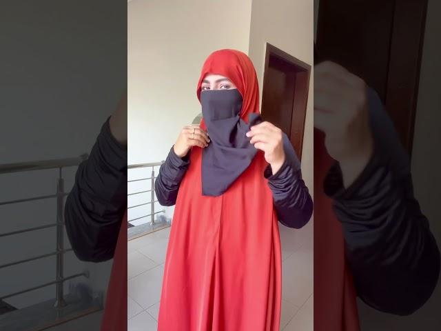 New Muneerah jilbaab tutorial #elegant #abayaniqab #hijab #jilbab #simple