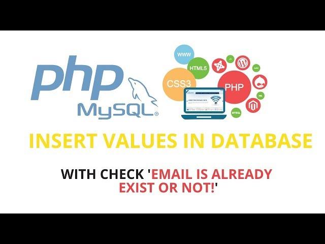 Insert Values in Database PHP and MySQL