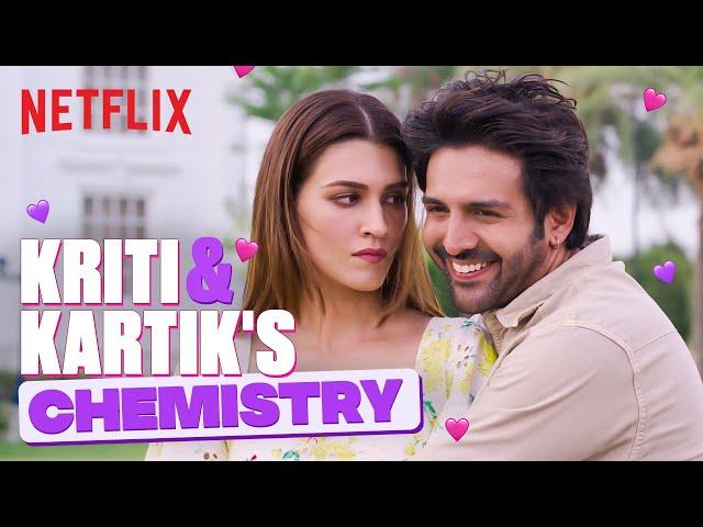 Kriti Sanon & Kartik Aaryan’s CHEMISTRY IS UNMATCHED | #Shehzada #LukaChuppi | Netflix India