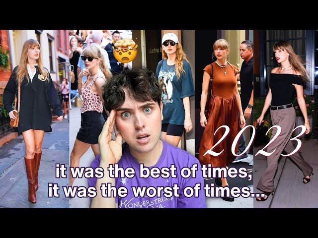 a BRUTALLY honest review of Taylor Swift's 2023 street style...