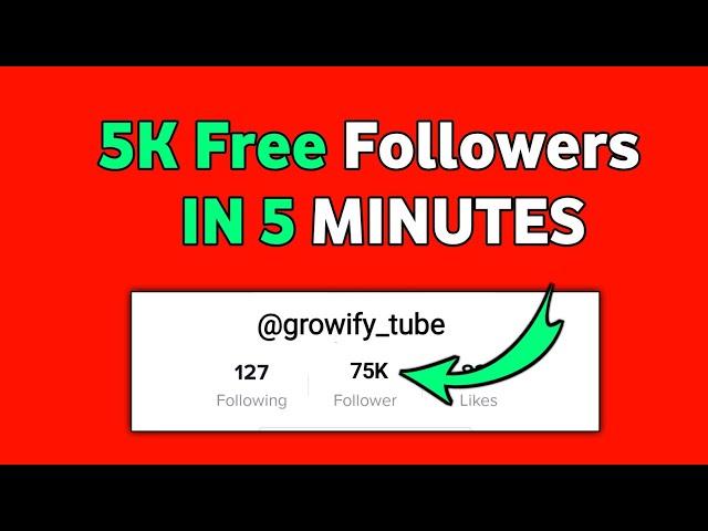 Free Tiktok Followers - HOW TO GET 10K TIKTOK FOLLOWERS (WORKING!)