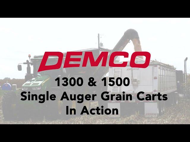 Demco 1300 & 1500 Single Auger Grain Carts