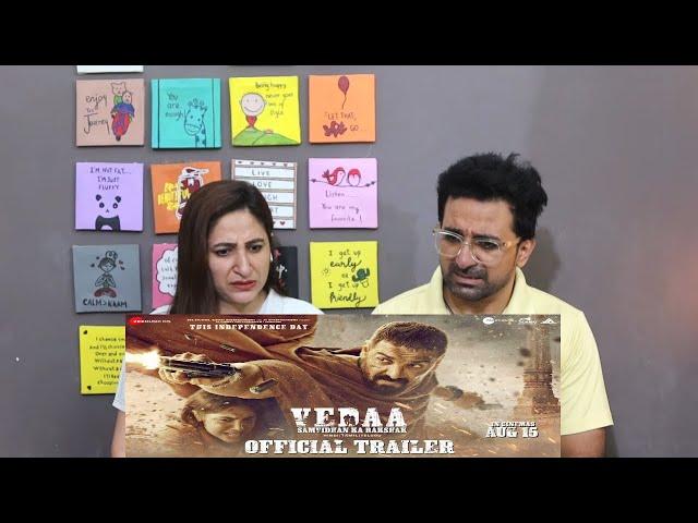 Pak Reacts Vedaa - Official Trailer | John Abraham | Sharvari | Abhishek B | Nikkhil A | 15th Aug