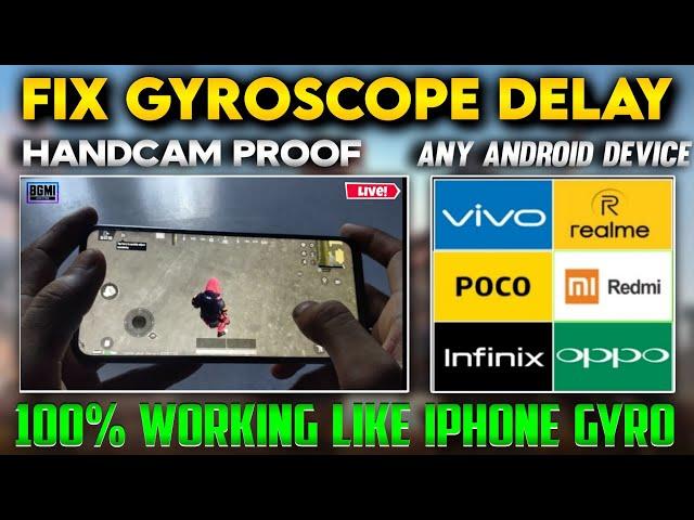 BGMI Gyro Delay Fix VIVO REDMI REALME OPPO POCO | How To Fix Gyroscope Delay in BGMI Fix Gyro Delay