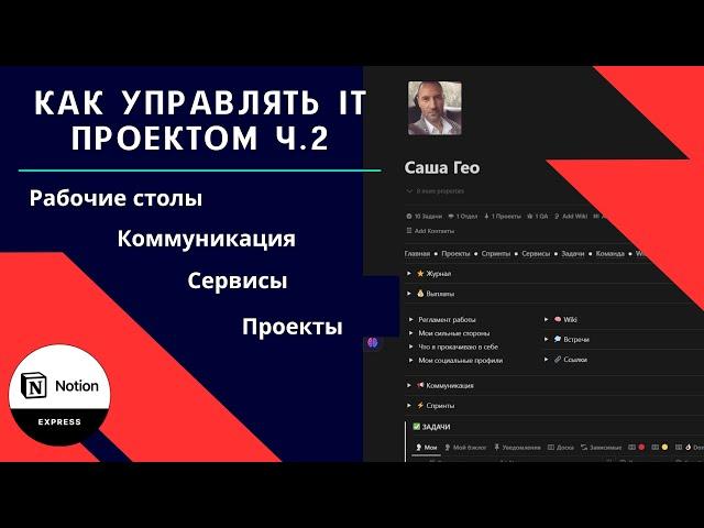 IT ERP 2.0 ч.2 - Как управлять IT проектом в Notion