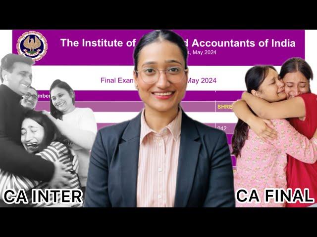 CA Final Result Reaction | Clearing Both Groups in First attempt | May 2024 | CA Shreya Garg