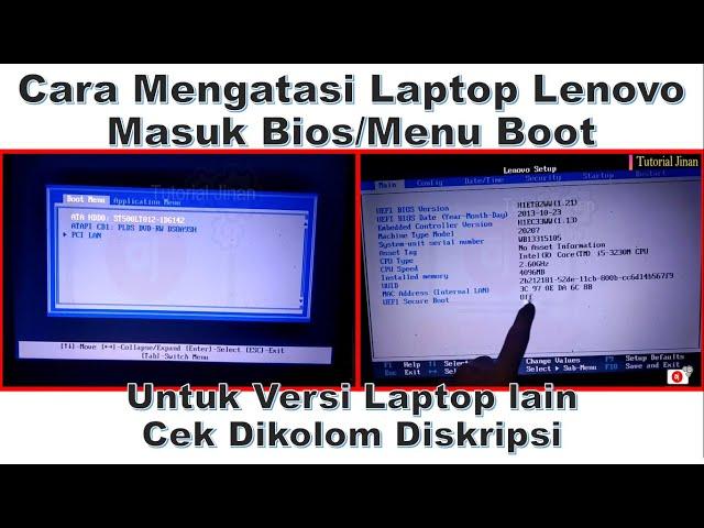 cara mengatasi Laptop Lenovo selalu masuk menu Boot atau bios_Tutorial Jinan