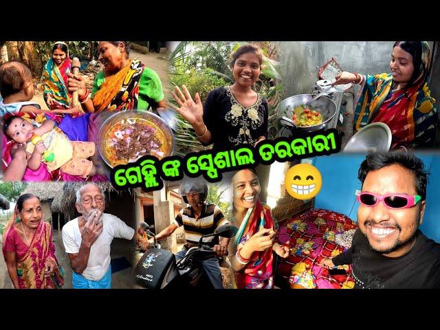 ଗେହ୍ଲିଙ୍କ ସ୍ପେଶାଲ ତରକାରୀ  || Odia Vlog || Sudhansu Amita Vlog