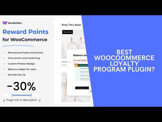 Best WooCoommerce Loyalty Program Plugin? Reward Points by WooBeWoo