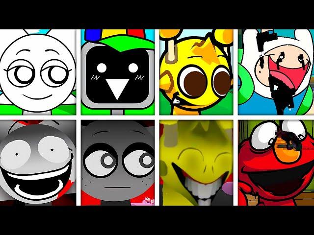 SPRUNKIN but Every Turn a Different Character Sings  (FNF VS Incredibox Sprunki)