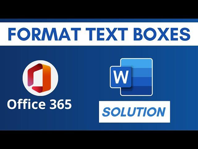 How To Insert Edit, Link, Use and Move Text Boxes in Microsoft Word Office 365