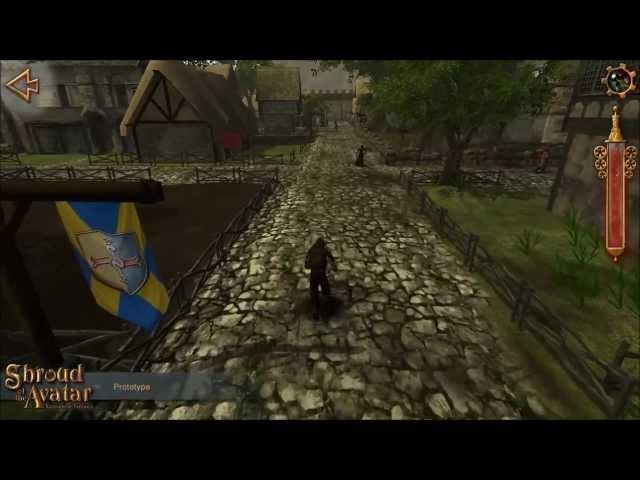 Shroud of the Avatar Gameplay - Town