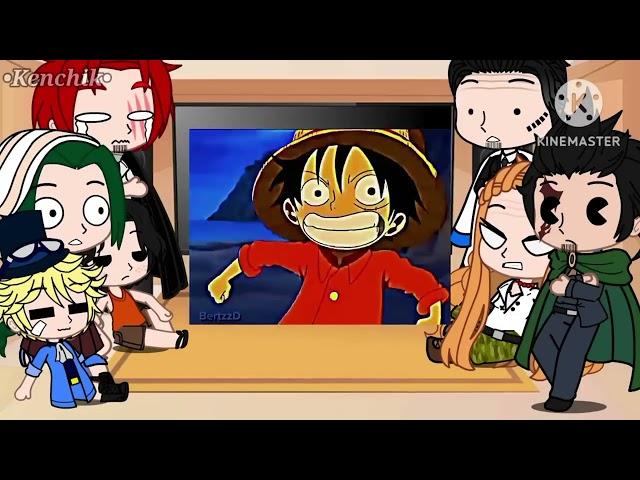 Luffy's family reaction to Luffy || One Piece