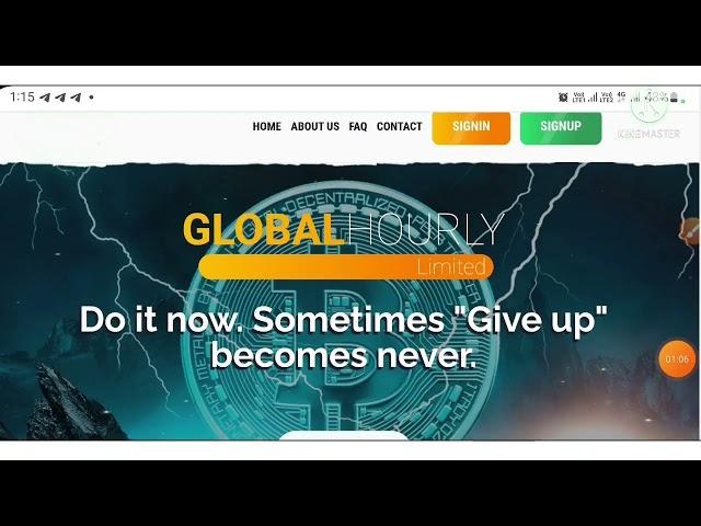 Globalhourly .com online hyip investment site is not paying | #scam_alert #hyipsdaily