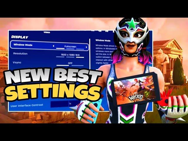 *NEW* Best Nintendo Switch Settings for CHAPTER 5! (Fortnite Settings Explained)