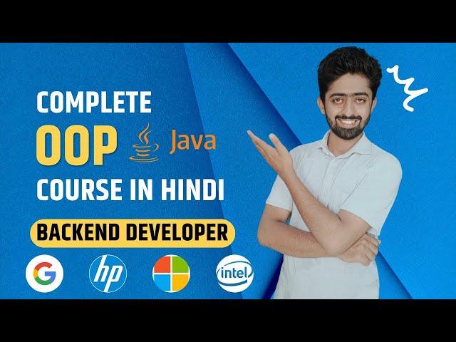 OOP in Java | Object Oriented Programming in Java | Java Backend Developer Course | lecture 10