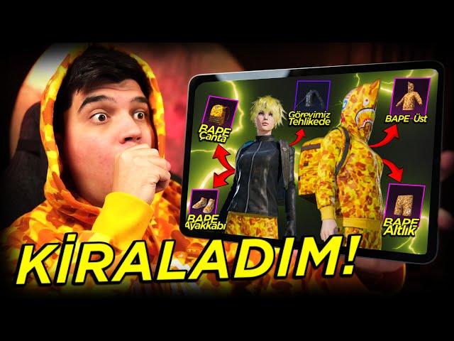 AŞIRI NADİR HESAP KİRALADIM ??  FULL BAPE SET!! - PMCO ÇERÇEVESİ HERŞEY VAR !! | PUBG Mobile