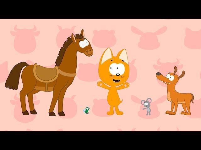 El gatito Koté | ¿Quien dice? | Los sonidos de animales