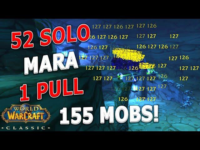 WoW Classic - 52 MAGE SOLOS MARA 1 PULL! 38 NATURE RESIST!