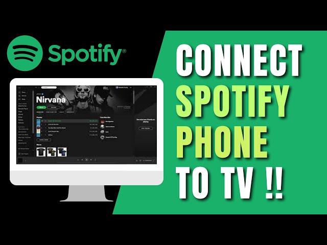 How to Connect Spotify Phone to TV !