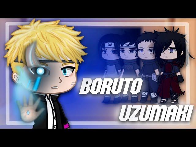 React to Boruto |UCHIHA CLAN| Two blue vortex||gacha club||