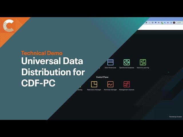 Universal Data Distribution With Cloudera DataFlow for Public Cloud (CDF-PC)