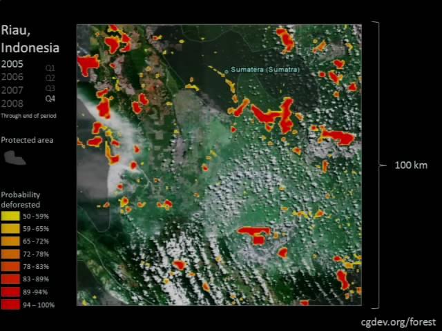 FORMA = Forest Monitoring for Action: Tracking Deforestation, One Regression at a Time