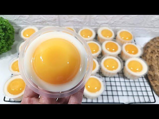 Puding Telor Ceplok || Ide Jualan Unik dan Isian Snack Box