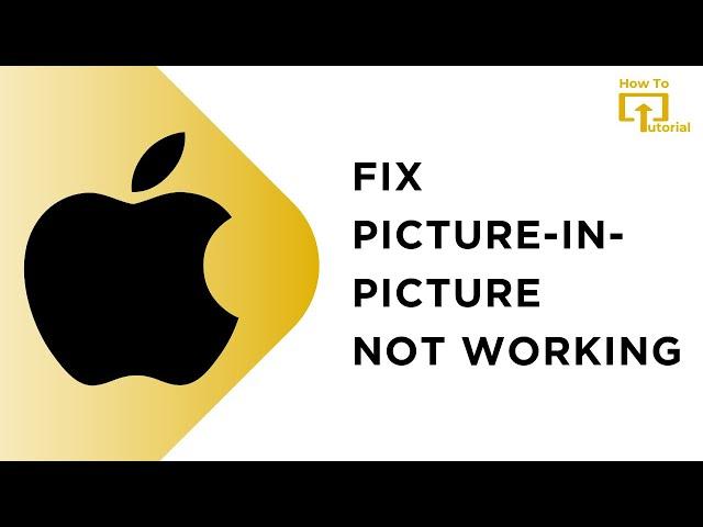 How To Fix PIP Not Working on iPhone or iPad 2024 | Enable picture in picture iPhone