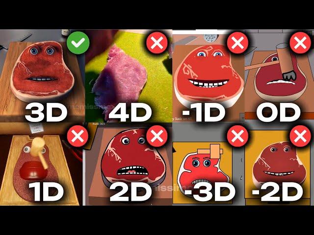 charlie the steak | All Memes 0D |1D | 2D |3D |4D WELL DONE | animated