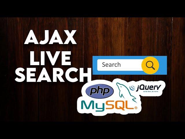 Make Ajax Live Data Search with jQuery PHP & MySQL