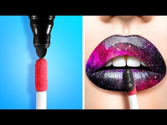 GENIALE BEAUTY- UND MAKE-UP-HACKS || vom Nerd zum Liebling! Pink World Challenge auf 123 GO! GOLD