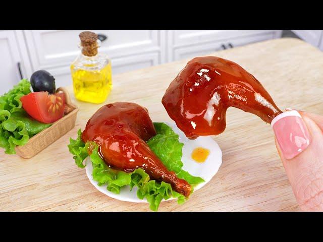 Delicious Miniature Garlic Butter Chicken | Amazing Miniature Cooking Chicken Recipe