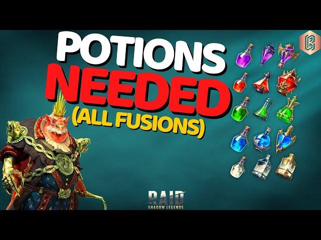 SAVE THIS! Find out Exactly How many Potions you need for ANY Fusion | Raid: Shadow Legends