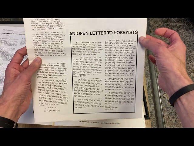 Bill Gates, "Open Letter to Hobbyists" – First Appearance (Computer Notes, February 1976)