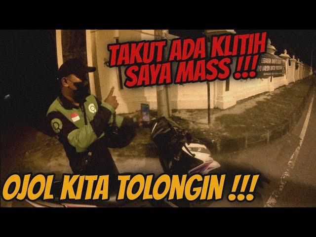 BAHAYA‼️MOTOR MOGOK JALAN SEPI || OJOL INI MINTA TOLONG‼️