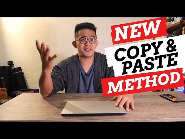 New Copy and Paste Method You Should be Using Right Now!