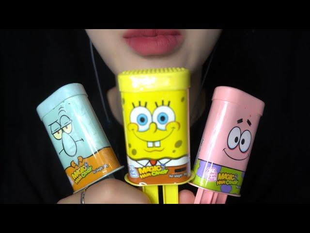 ASMR 스폰지밥 헤어젤리 SpongeBob Hair Jelly